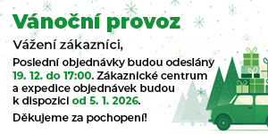 Provozní doba vánoce 2025