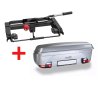 Přepravní box na tažné zařízení MFT BackBox Silver včetně základny BackCarrier                                                                                                                                                                                 